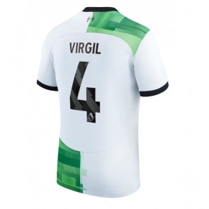 Liverpool Virgil van Dijk #4 Venkovní Dres 2023-24 Krátký Rukáv